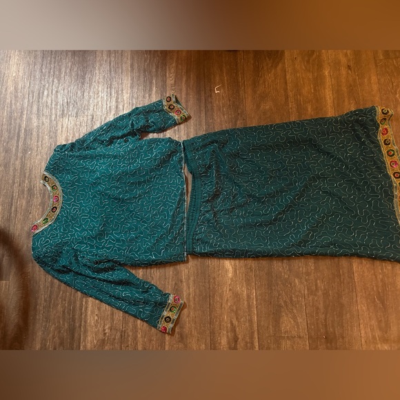 Vintage Sequin Laurence Kazar Sequin 2 piece Set - Picture 2 of 5